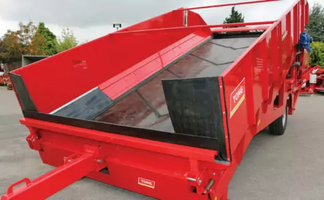 Tong Sttoremaker mobile vegetable hopper cleaner