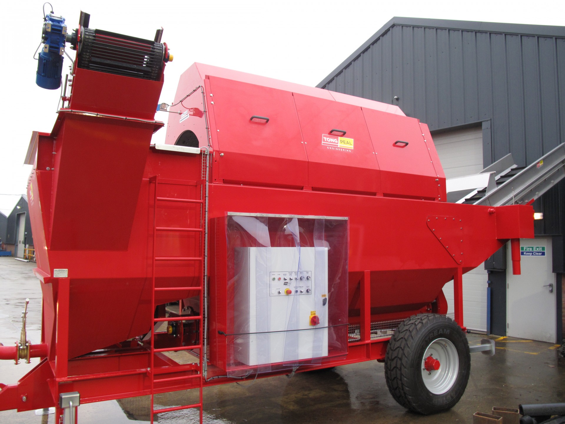 Tong Mobile Sugarbeet Barrel Washer