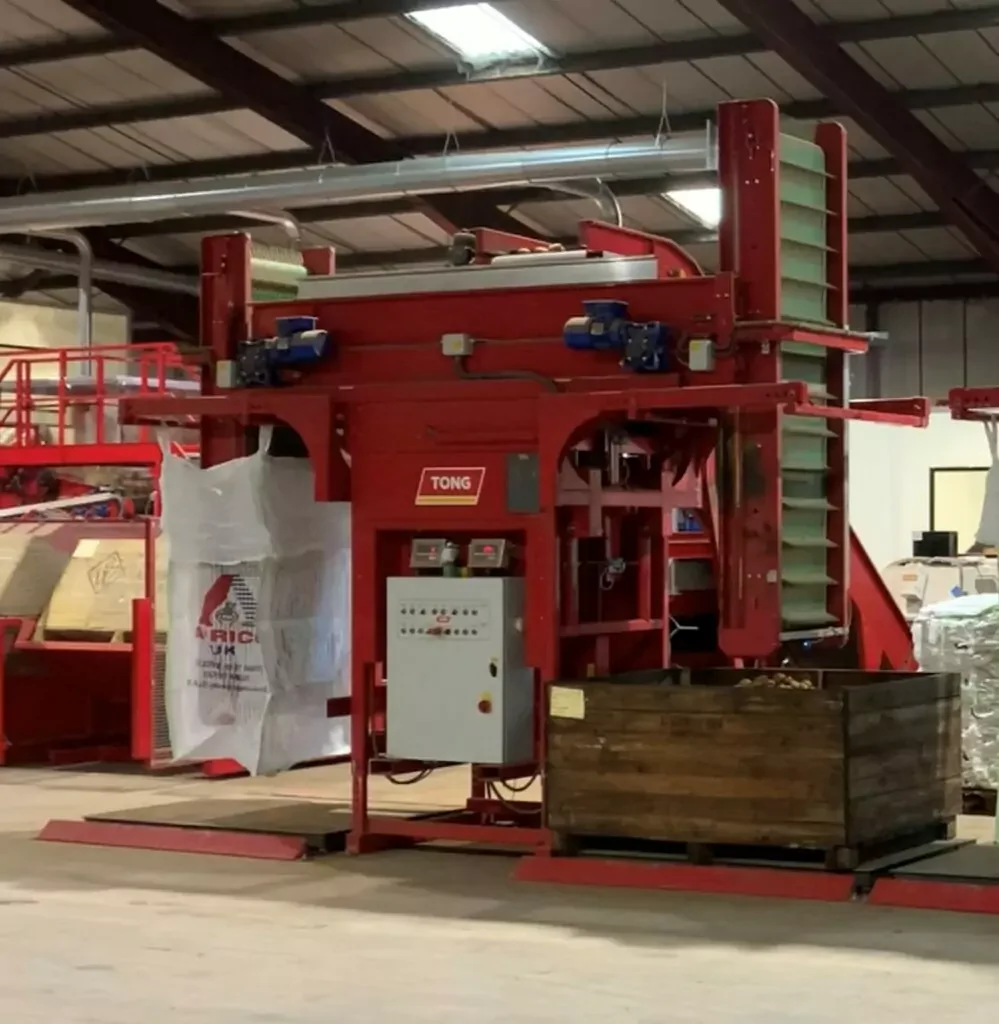 UniFill big bag and box filler potatoes onions | Tong Engineering