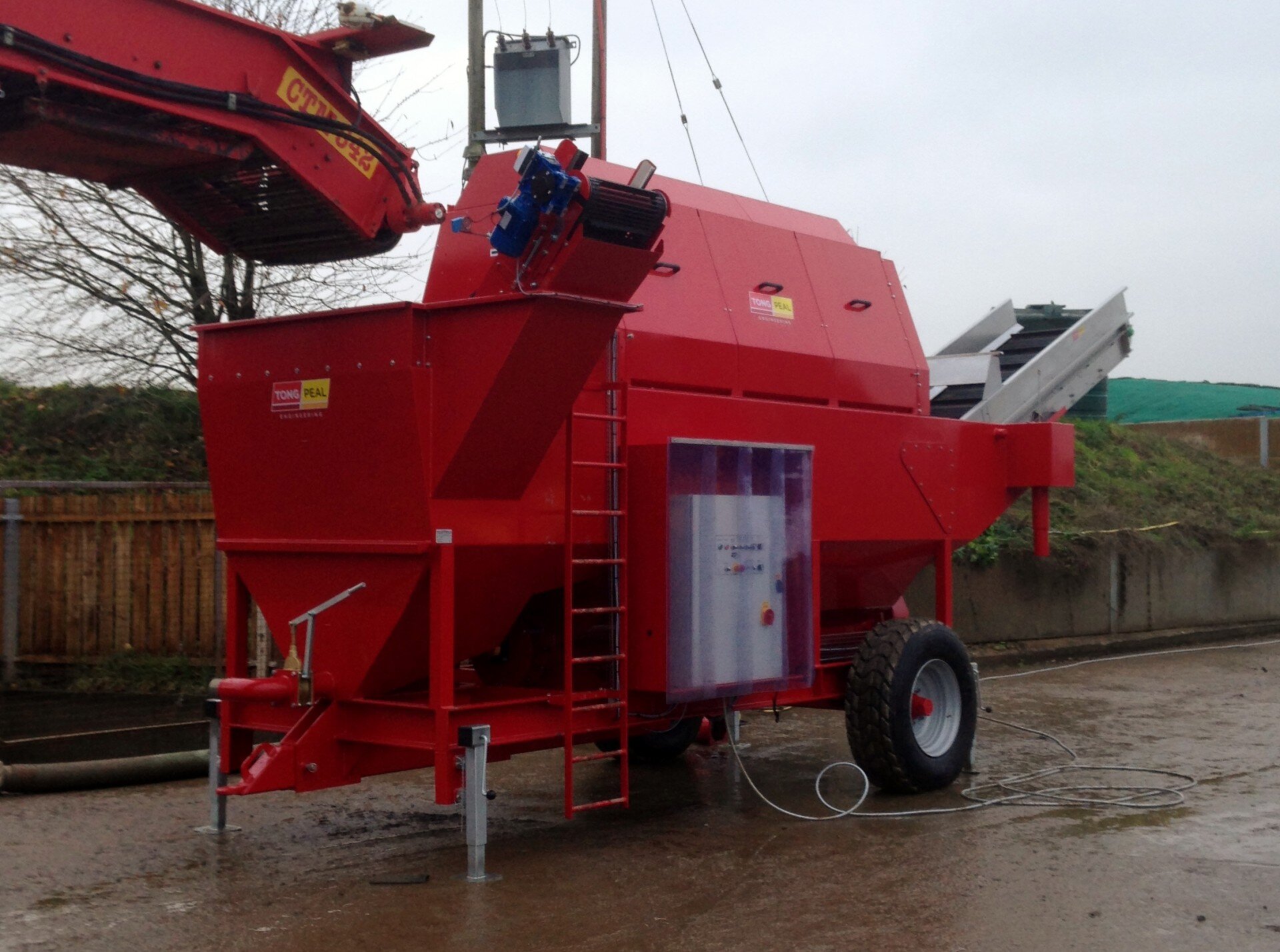 Tong Mobile Sugar Beet Washing Equipment