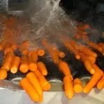 Tong U-Brush vegetable polisher potato carrot polishing