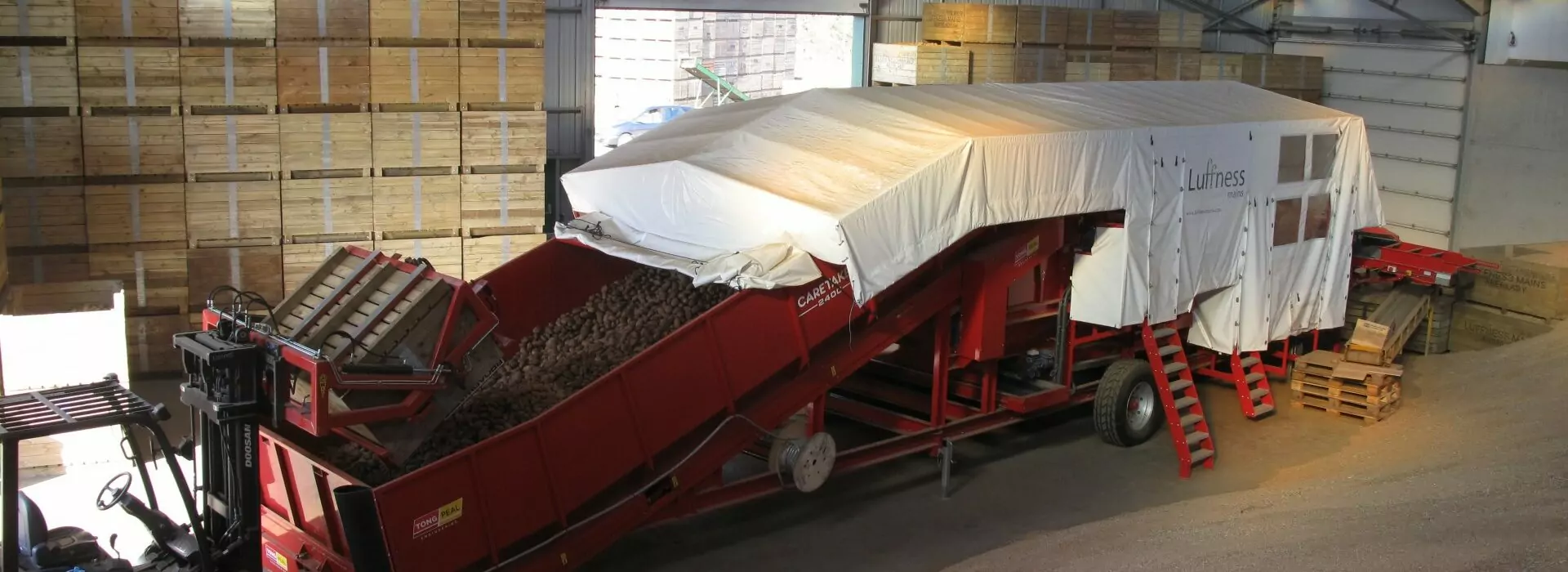 Tong Caretaker Grader Potato Carrot Onion Grading