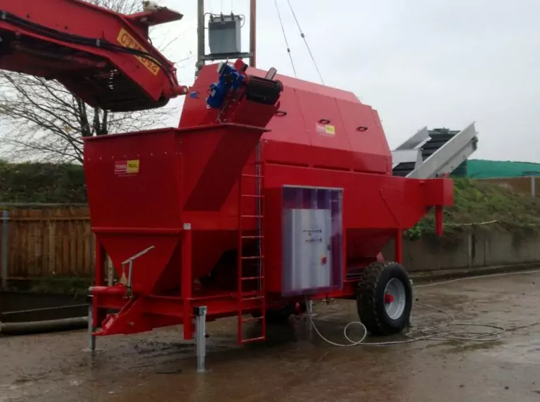 Tong Mobile Sugar Beet Washing Equipment