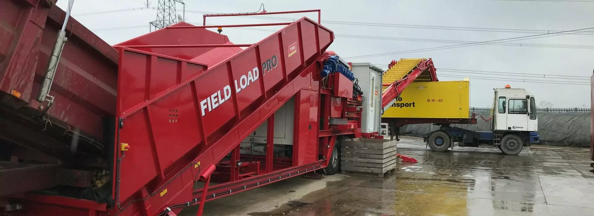 Tong's New FieldLoad PRO - In-field Cleaning and Loading, Potatoes, Parsnips, carrots and Vegetable M H Poskitt Ltd