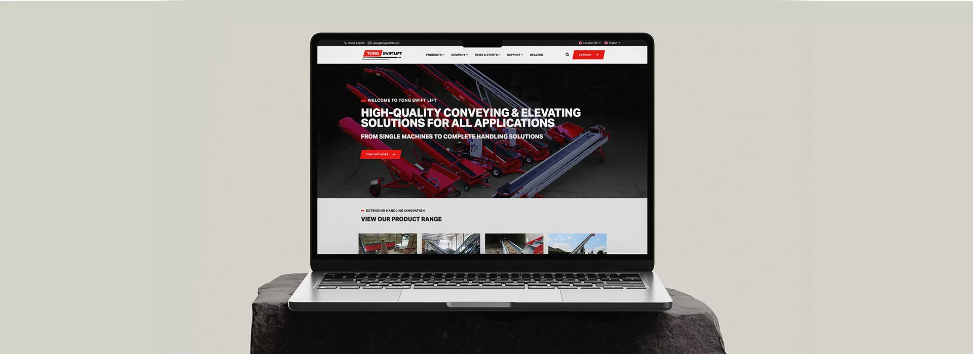 Tong SwiftLift new website